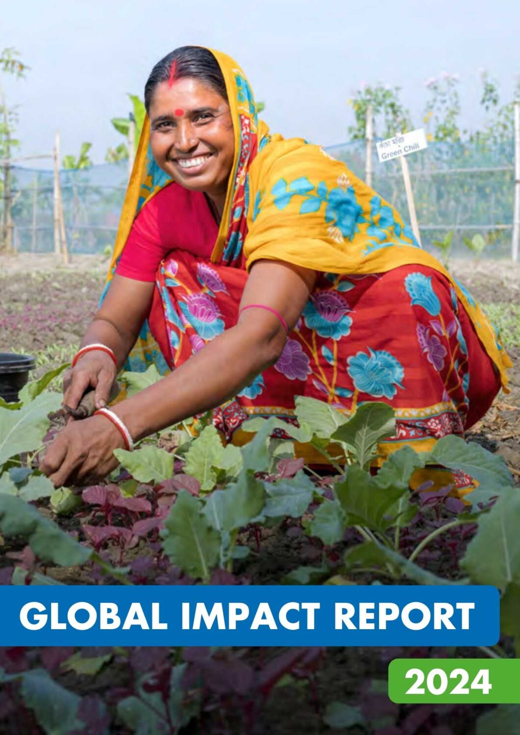 Woman from Bangladesh farming.