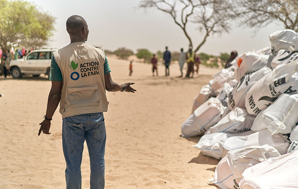 An Action Against Hunger member of staff in Chad.