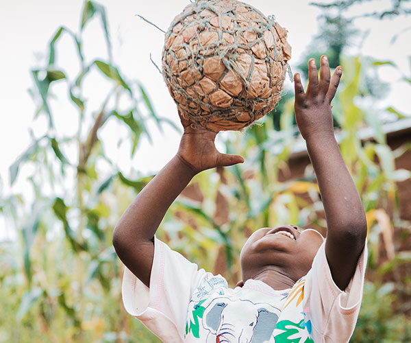 Action Against Hunger helped four-year-old Rodrick to recover from malnutrition.