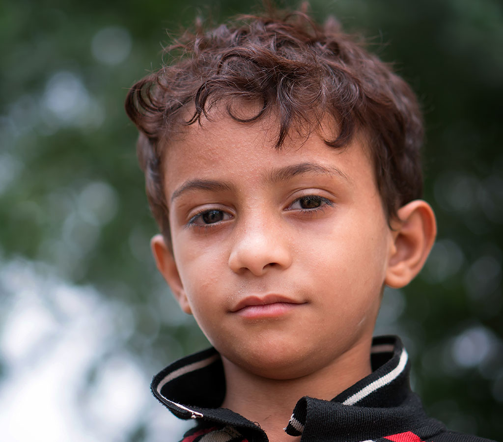 Mazen and his family benefit from the mobile clinic that visits his village in Abyan province, Yemen.