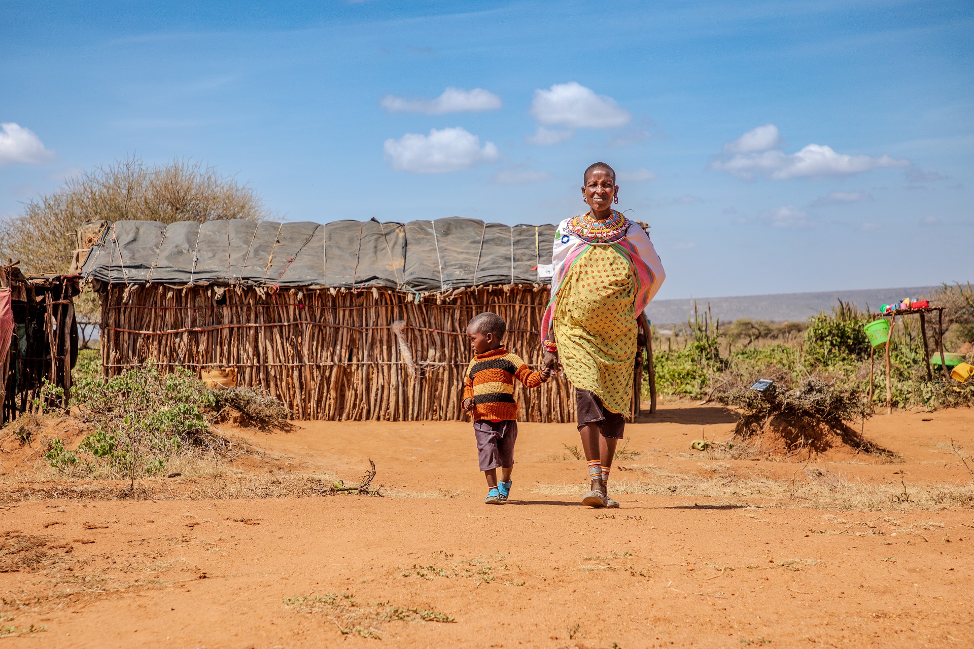 A mother and her child in Isiolo. 