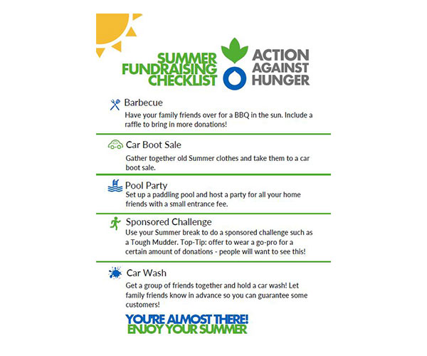 Summer fundraising pack