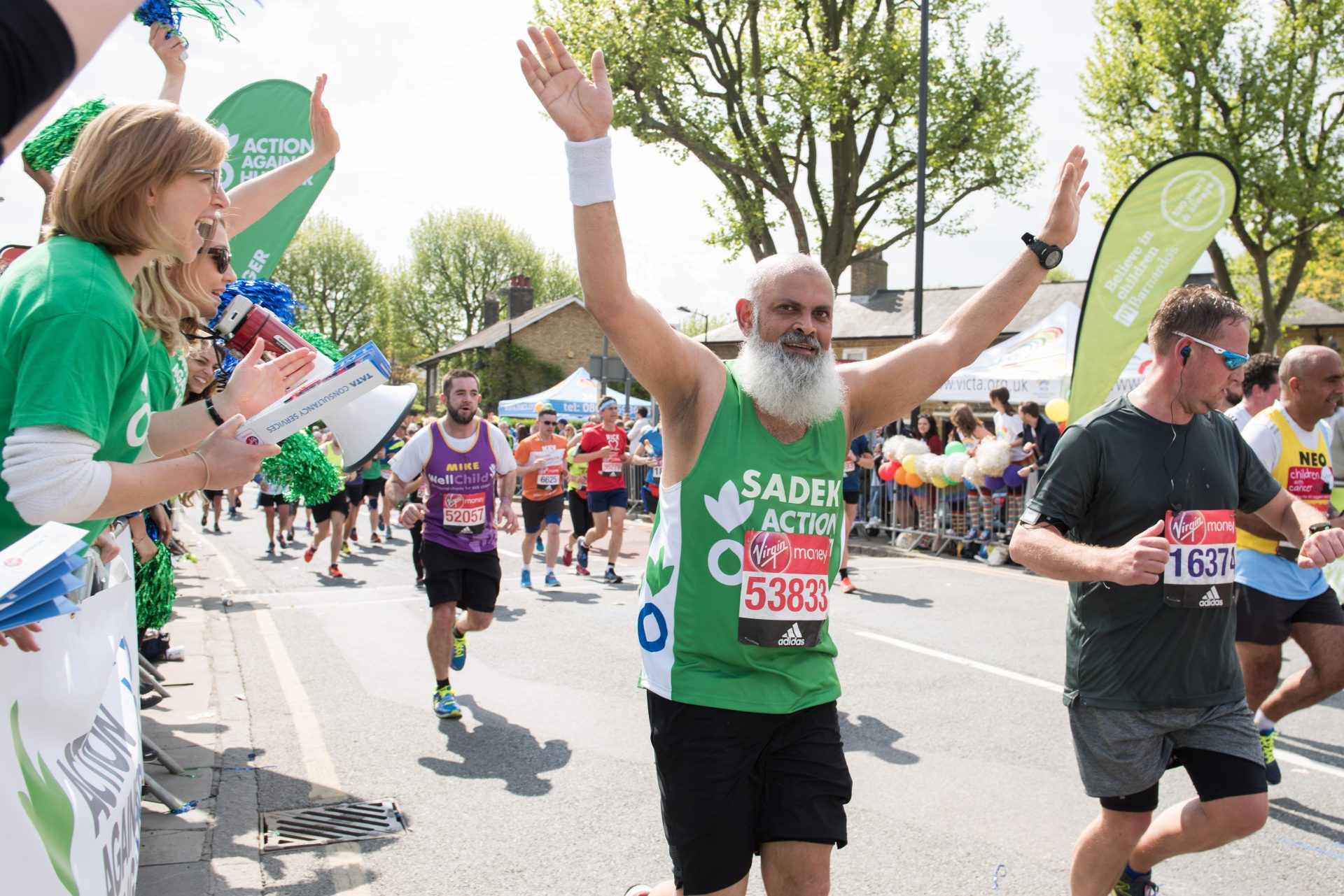 Fundraising superstar running marathon to fundraise for Action Against Hunger.