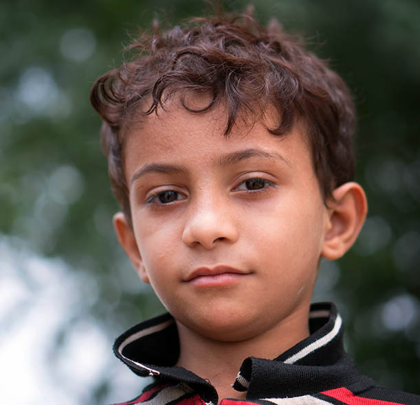 Mazen and his family benefit from the mobile clinic that visits his village in Abyan province, Yemen.