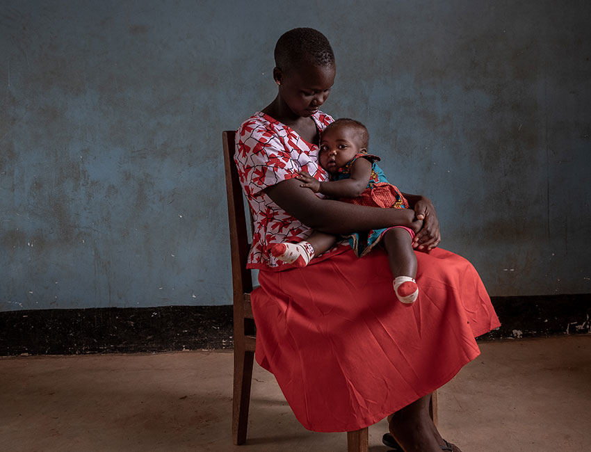 Yunis and her daughter Gloria, Tanzania